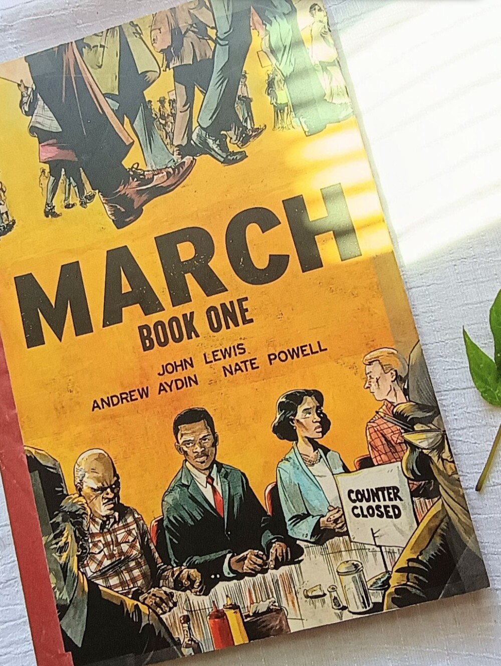 📚. CIVIL RIGHTS  📚 2013 Copy of "March, Book 1," by John Lewis, Graphic Novel